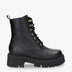 Farai botas de piel con forro interior de pelo. negro