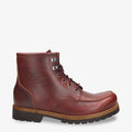 Ray botas de piel con forro interior de piel. burdeos