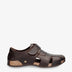 Fletcher Basics sandalias de piel con forro interior de piel. marron