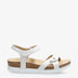 Sulia Basics sandalias de piel con forro interior de piel. blanco