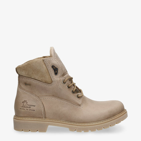 Amur Gtx botín de piel con forro interior de gore-tex®. taupe