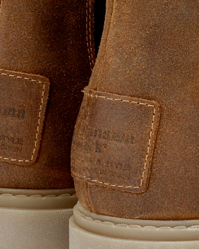 Francesca botines de piel con forro interior de piel. cuero