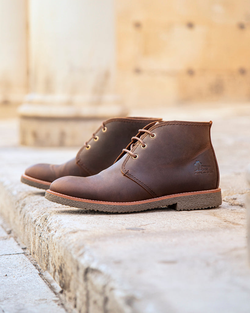 Gael botines de piel con forro interior de piel. cuero