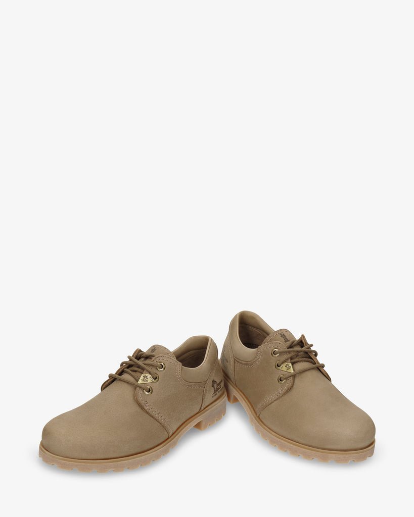 Panama 02 zapatos de piel con forro interior de piel. piedra