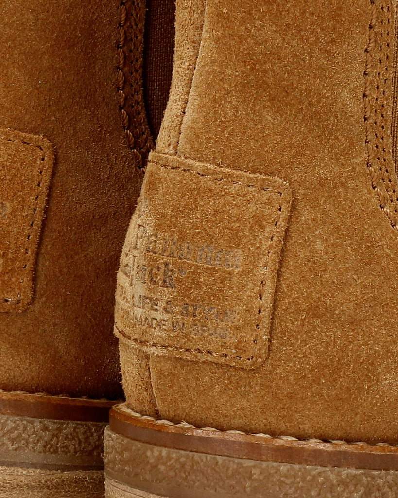 Pia botines de piel con forro interior de piel. cuero