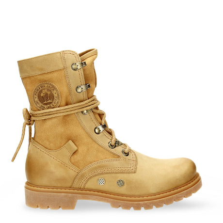 Route Boot botas de piel con forro interior de tejido. vintage
