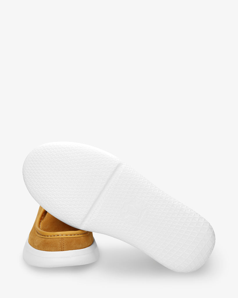 Yordan botines de piel con forro interior de piel. melocoton